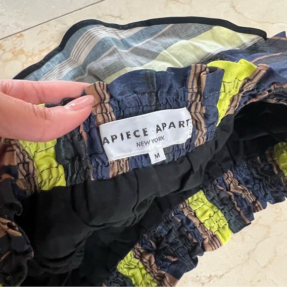 A Piece Apart 2 Piece Striped Set (Bandeau and Skirt) Sz Medium - Picture 3 of 8